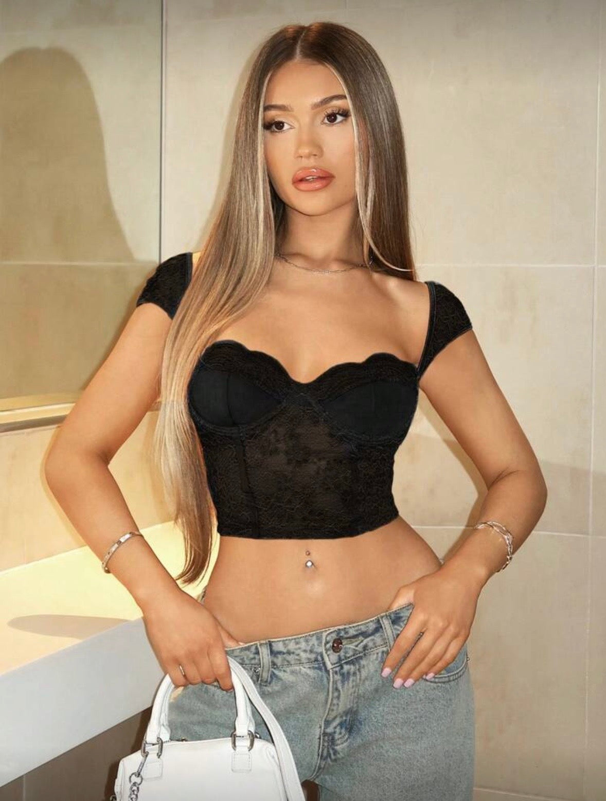 Top Encaje