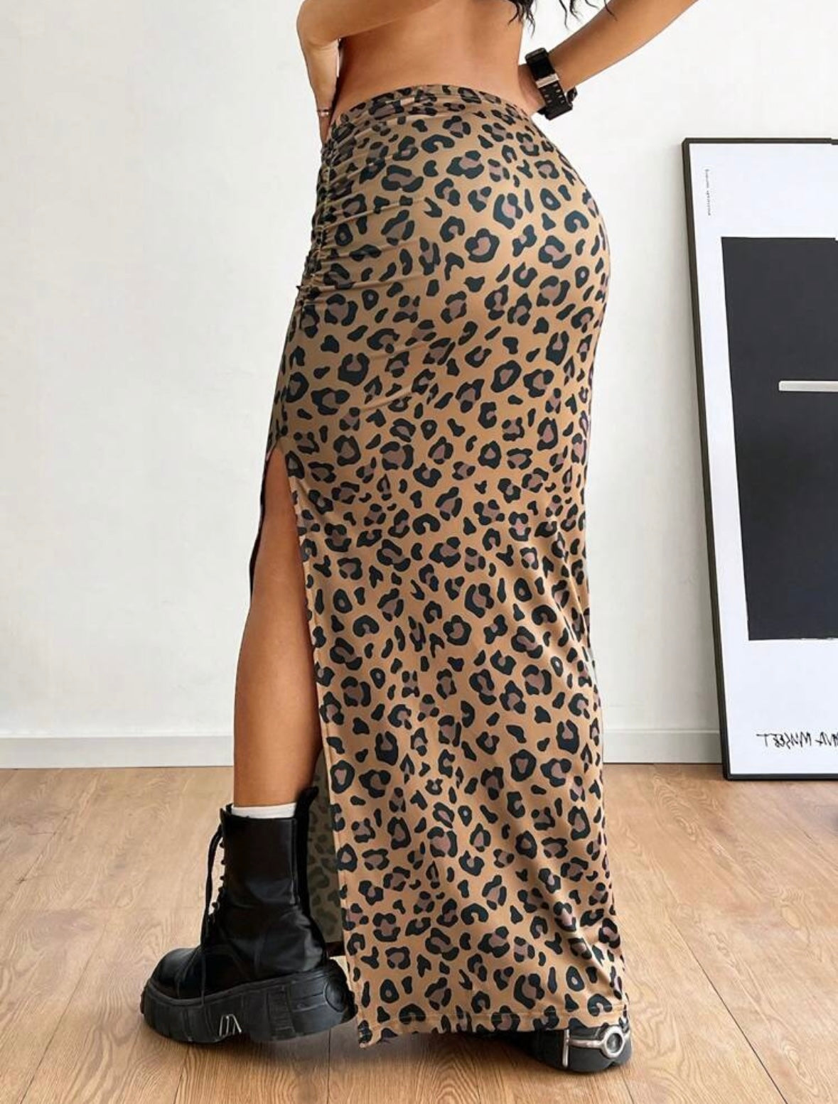 Falda animal print