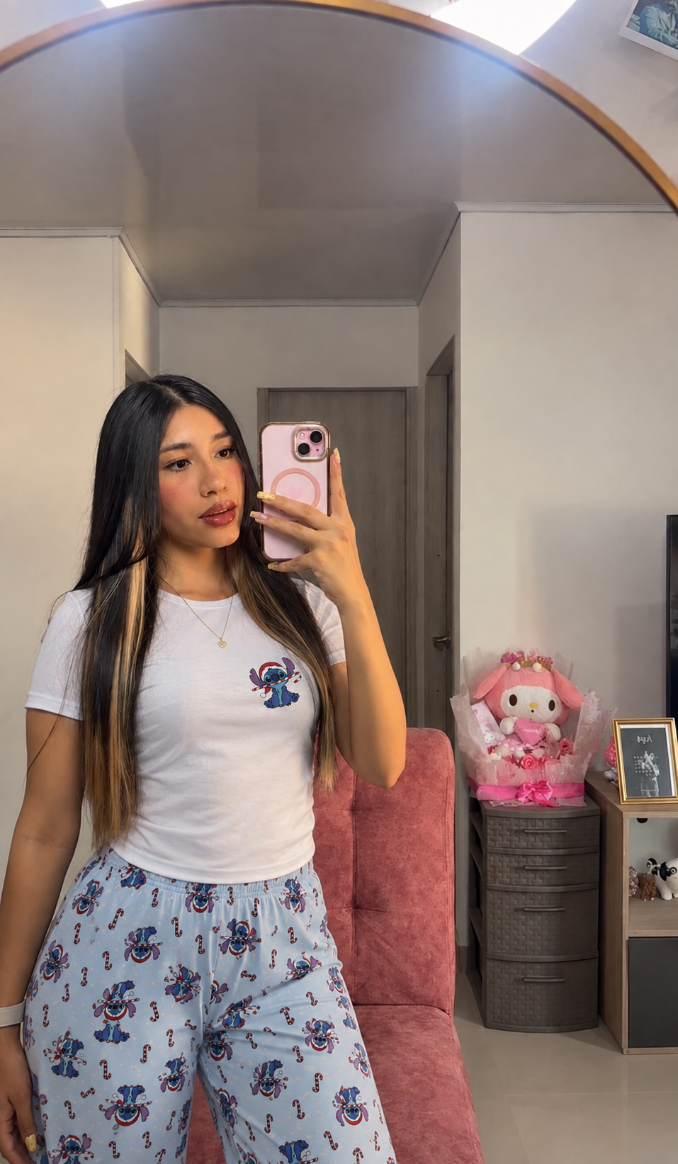 Pijama Navideña Stitch